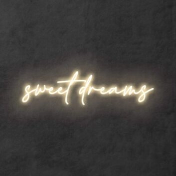 sweet dreams LED-Neonschild für Schlafzimmer