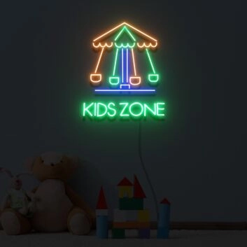 Fun Kids Zone Neon Sign Lights Night Lamp Led Neon Sign Light For Home Party
