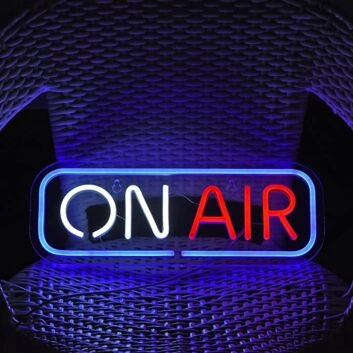 ON AIR LED-Neonschild für Studio und Broadcast