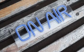 ON AIR LED-Neonschild für Studio Podcast