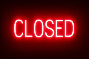 CLOSED LED-Neonschild für Shop Restaurant
