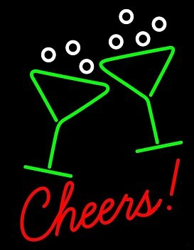 Cheers! LED-Neonschild für Bar und Party