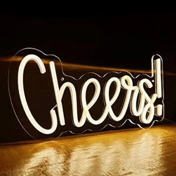 Cheers LED Neonschild für Bar und Party