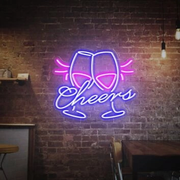 Cheers LED-Neonschild für Bar und Restaurant