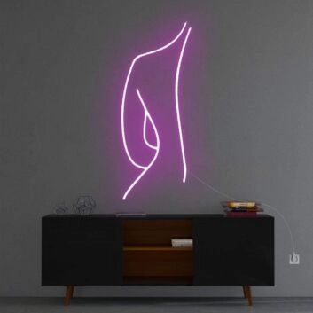 Minimalistische Körperlinie Frau LED-Neonschild Wohnzimmer Atelier