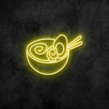Ramen Schüssel LED-Neonschild für Restaurant und Küche