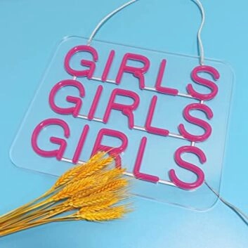GIRLS GIRLS GIRLS LED-Neonschild für Club Bar