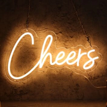 Cheers LED-Neonschild für Bar und Party