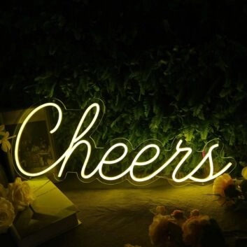 Cheers LED-Neonschild für Bar Party