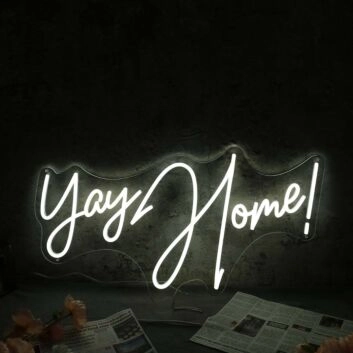 Yay Home! LED-Neonschild Wohnzimmer Schlafzimmer