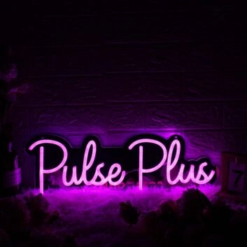 Pulse Plus Pink Neon Sign