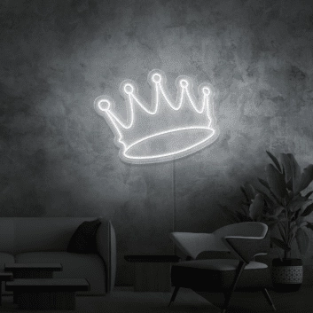 Krone LED-Neonschild Wohnzimmer Bar