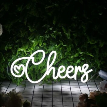 Cheers LED-Neonschild für Bar Party