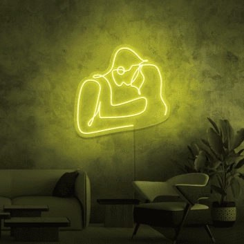 Küssendes Paar LED-Neonschild Wohnzimmer Schlafzimmer