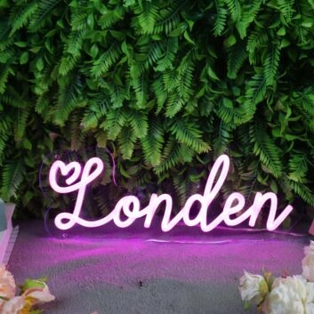 Londen LED-Neonschild Wohnzimmer Schlafzimmer