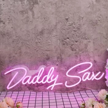 Daddy Sax LED-Neonschild für Bar Club