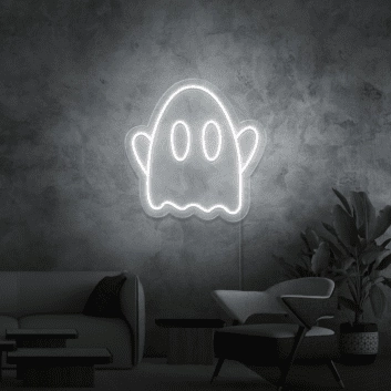 Geist LED-Neonschild Wohnzimmer Gamingzimmer