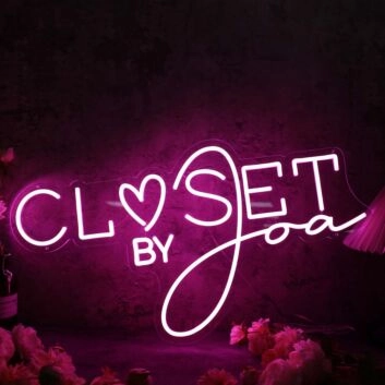 Closet By Joa Pink Neon Sign