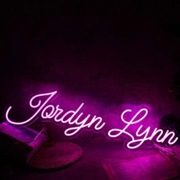 Jordyn Lynn Pink Neon Sign