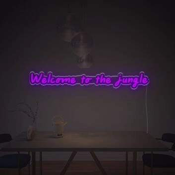 Welcome to the jungle LED-Neonschild für Bar Club