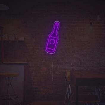 Flasche Bier LED-Neonschild für Bar und Restaurant