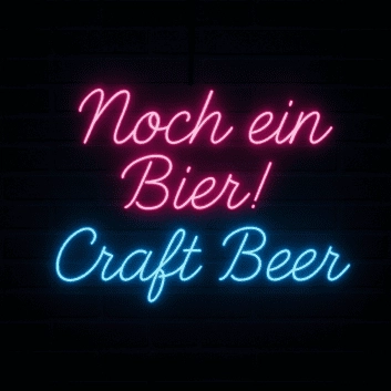Noch ein Bier! Craft Beer LED-Neonschild für Bar und Brauerei