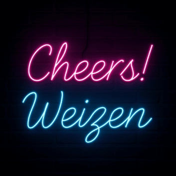 Cheers! Weizen LED-Neonschild für Bar Brauerei