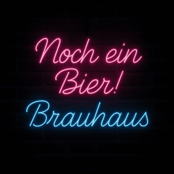 Noch ein Bier! Brauhaus LED-Neonschild für Bar und Brauerei