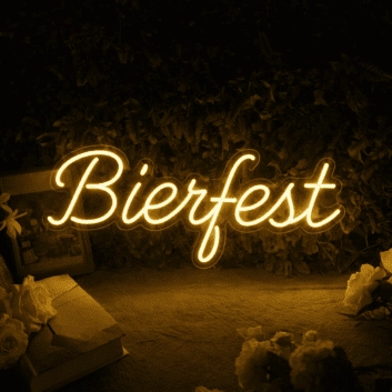 Bierfest LED-Neonschild für Bar, Party und Event