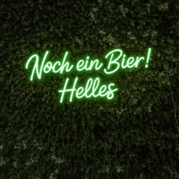 Noch ein Bier! Helles LED-Neonschild für Bar Kneipe