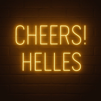 CHEERS! HELLES LED-Neonschild für Bar und Brauerei