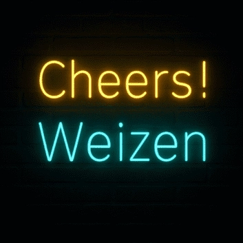 Cheers! Weizen LED-Neonschild für Bar und Brauerei