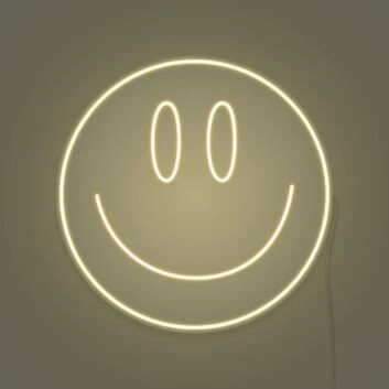 Smiley Gesicht LED-Neonschild Wohnzimmer Büro