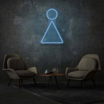 Spielfigur Symbol LED-Neonschild für Wohnzimmer Spielzimmer