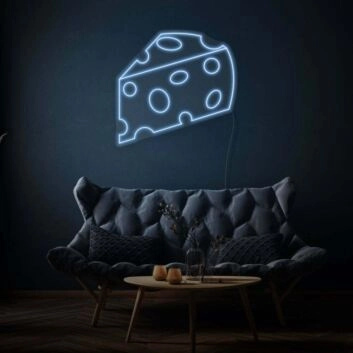 Käsestück LED-Neonschild Wohnzimmer Küche