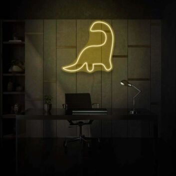 Dinosaurier LED-Neonschild für Büro und Wohnzimmer