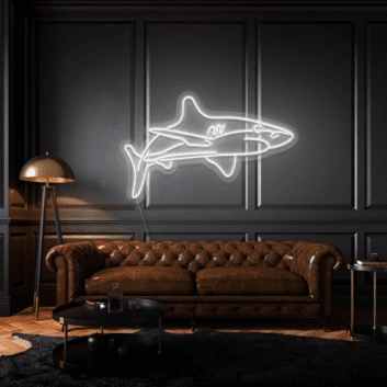 Hai LED-Neonschild für Wohnzimmer oder Kinderzimmer