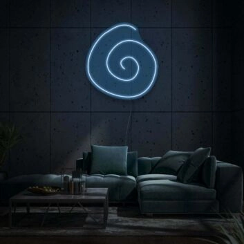 Spirale Symbol LED-Neonschild Wohnzimmer Lounge