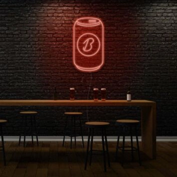 Bierdose LED-Neonschild für Bar und Club