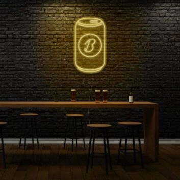 Bierdose LED-Neonschild für Bar und Club
