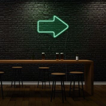Pfeil nach rechts LED-Neonschild für Bar und Club