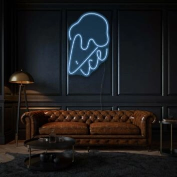 Eiswaffel LED-Neonschild Wohnzimmer Cafe