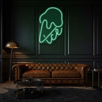 Eiswaffel LED-Neonschild Wohnzimmer Cafe