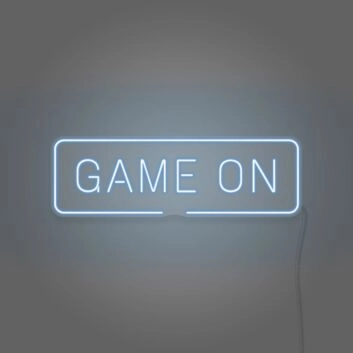 GAME ON LED-Neonschild für Gamingzimmer