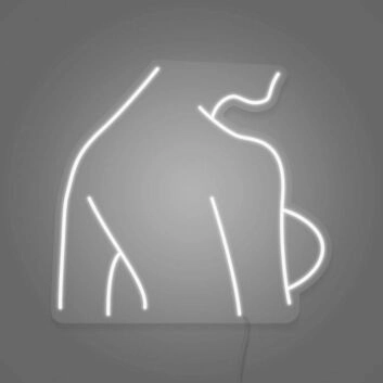 Abstrakte Darstellung eines weiblichen Körpers LED-Neonschild Wohnzimmer Studio