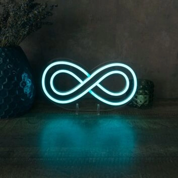 Unendlichkeitssymbol LED-Neonschild Wohnzimmer Büro