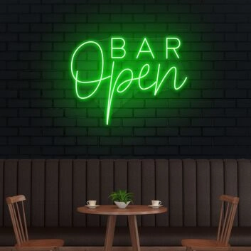 BAR Open LED-Neonschild für Bar und Café