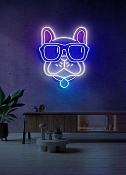 Tiergesicht LED Neonschild moderne Wanddekoration
