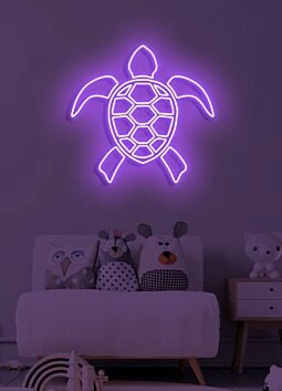 Turtle Neon Slow and Steady Wins the Race