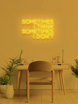 Sometimes I Think Neon Reflections
